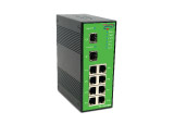 KY-3000EM Industrial 10-port managed Ethernet switch with 8x10/100Base-T(X) and 2x100/1000Base-X, SFP socket<br />